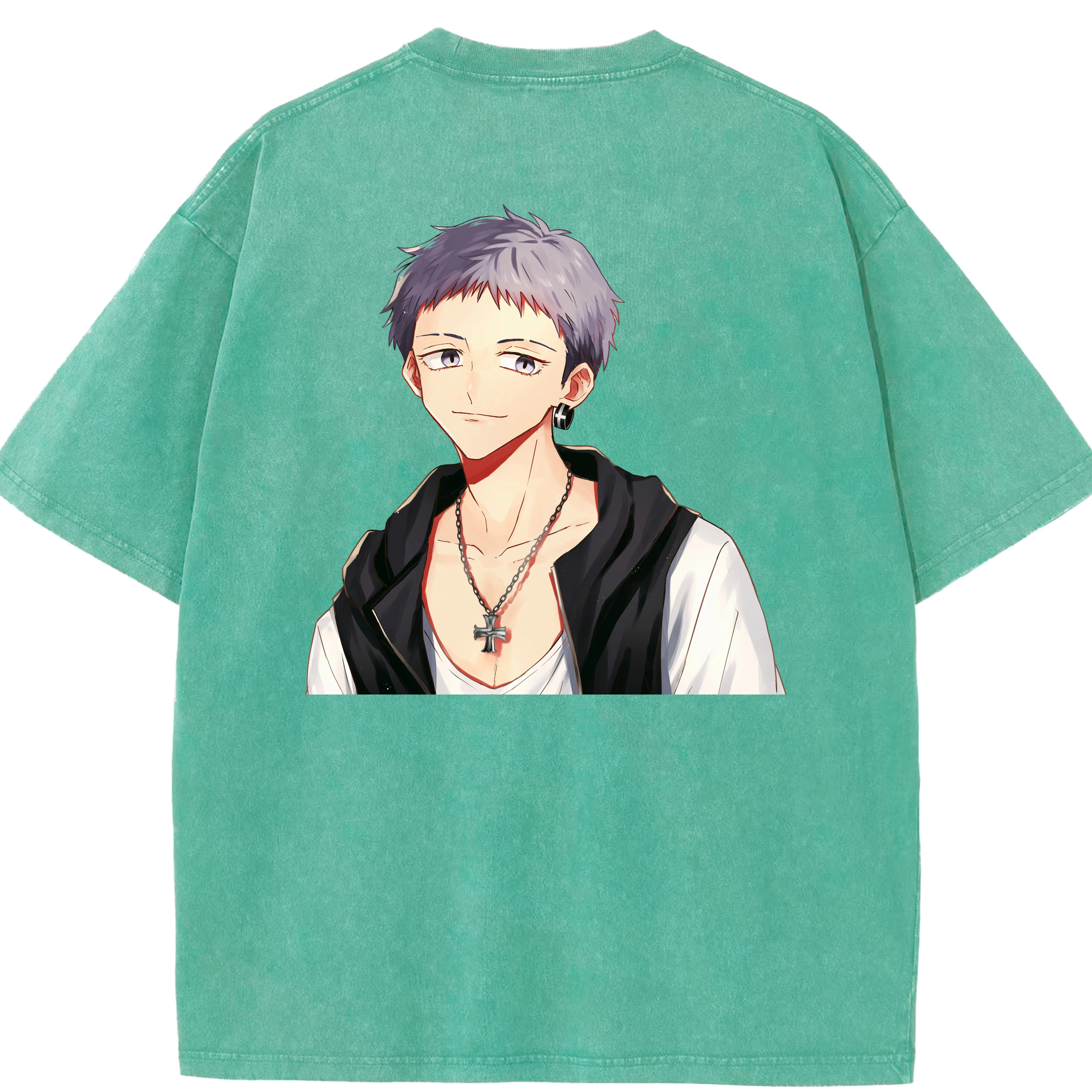 （画像用） 東京リベンジャーズ Tokyo Revengers 綿100% ヴィンテージ風 半袖Tシャツ（背面プリント）
